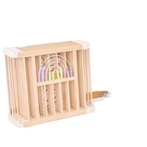Clôture de jeu intérieure en bois pour enfants, barrière de sécurité en bois massif pour bébés et tout-petits, idéale pour l'éveil transfrontalier - Product Image 5