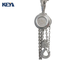 Palans à chaîne portatifs en acier inoxydable KEYI, capacité de 250 kg, déplacement réglable de 3 m, protection IP54, certifié CE, garantie de 2 ans