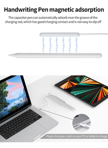 Cable de <span class=keywords><strong>Carga</strong></span> Magnético USB C para <span class=keywords><strong>Apple</strong></span> <span class=keywords><strong>Pencil</strong></span> 2.ª Generación, <span class=keywords><strong>Adaptador</strong></span> de Cargador Tipo C para <span class=keywords><strong>Apple</strong></span> <span class=keywords><strong>Pencil</strong></span> 2.ª Generación, Lápices Ópticos de Plástico - Product Image 6