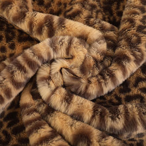 Nouveau produit d'hiver doux, polaire duveteux de luxe imprimé léopard Design jeté confort fausse fourrure de lapin couverture pour canapé de <span class=keywords><strong>lit</strong></span>/ - Product Image 2