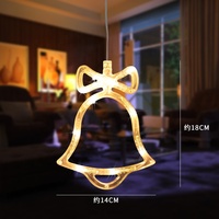 Neue Wasserdichte LED-Weihnachtsfensterbeleuchtung Kleiner Weihnachtsbaum Dekoration für Draußen 110V 220V Hängende Lichterkette