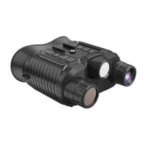 Escopo infravermelho NVG mãos-livres com capacete montado e luz de preenchimento câmera binóculos de visão noturna colorida