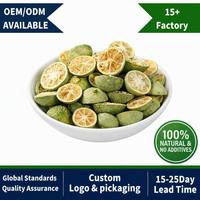 OEM Gedroogd Fruit Fabriek Directe Levering Vriesgedroogde Groene Kumquat Gezond Gedroogd Fruit Vriesgedroogde Kumquat Gedroogde Groenten