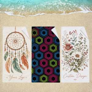 Boho Print Custom <b>Beach</b> <b>Towel</b> <b>Microfiber</b> OEM - Product Image 1