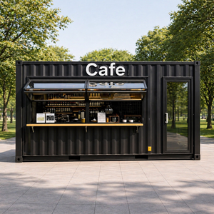 Café modulaire en conteneur maritime préfabriqué de 20 pieds ou 40 pieds au design moderne à vendre - Product Image 3