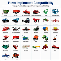 Tracteur chenillé avec chargeur frontal, chenilles réglables, machine agricole à utilisation flexible, 120 CV, pour la culture de légumes et de cultures à valeur ajoutée