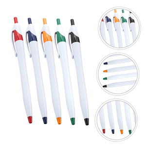 Customizable Four-Color Ink Multifunctional Plastic Click Ballpoint Pen 1.0mm Writing <b>Practical</b> Business Office Stationery - Product Image 1