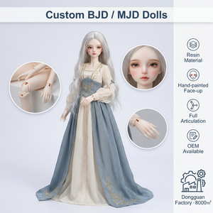 Poupée articulée BJD 1/6 personnalisée, faite à la main, visage en résine, style fantaisie anime, objet de collection, fabricant OEM ODM - Product Image 1