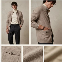 Pull à capuche chaud en polaire pour homme, coupe ajustée, fermeture éclair, fourniture ODM, pull de Noël