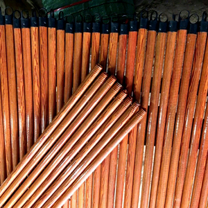 Balai en bois de haute qualité, écologique, portable, léger, 2-en-1, pour le nettoyage des meubles domestiques, avec tête de balai en PVC souple - Product Image 3
