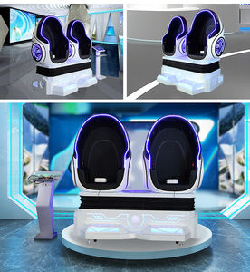 YHY Promotion à prix réduit : Équipement de réalité virtuelle 2 places, simulateur de manèges de montagnes russes, fauteuil œuf VR 9D - Product Image 5