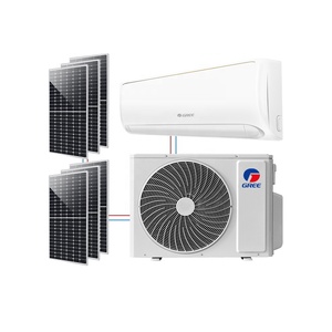 เครื่องปรับอากาศพลังงานแสงอาทิตย์ 12000Btu 18000Btu 1 ตัน 1.5 ตัน ระบบทำความเย็นอย่างเดียว แอร์ไฮบริด ระบบปรับอากาศพลังงานแสงอาทิตย์ พร้อม Wifi - Product Image 1