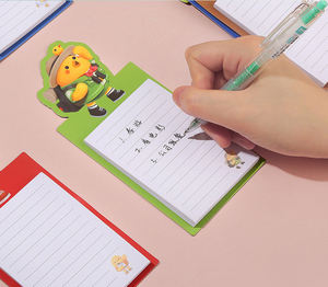 Bloc-notes magnétique mignon de dessin animé avec 50 pages de notes autocollantes détachables, bloc-notes magnétique promotionnel <span class=keywords><strong>pour</strong></span> réfrigérateur - Product Image 6