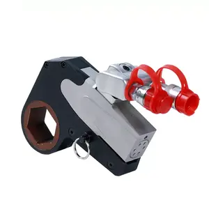 Chave de torque hidráulica oca de liga Al-Ti com soquete para remover chaves de torque de porca de roda