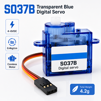 Servomoteur RC Micro 4.2g, boîtier noir, 180° °   Kits de robotique éducative avec servo 180° à engrenage plastique haute performance (angle personnalisable)