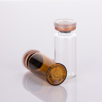 Flacon en verre transparent ambre d'injection de flacon pharmaceutique standard YBB ISO 10ml en gros