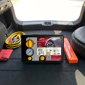 Kit de réparation de pneus intégré professionnel, solution de réparation rapide pour les pneus de voiture et de moto, kit de réparation de crevaison avec pompe à air - Product Image 1