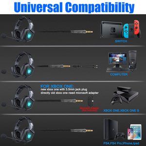 Casque Gamer Filaire Onikuma K8 avec Affichage Numérique, Batterie, pour PC Gaming, DJ/Aéronautique, Style Bandeau, Prise en Charge de la Communication - Product Image 5