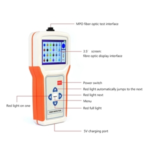 El MPO VFL kırmızı işık ölçer Fiber bağlayıcı muayene görsel hata bulucu test 12 çekirdek 16 çekirdek 24 çekirdek ara kablolar - Product Image 2