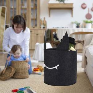 Organisateur de rangement de jouets pour enfants conception personnalisée de lutin de couleur paniers de rangement de jouets en feutre pour enfants pour l'organisation - Product Image 6