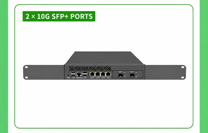 Appliance pare-feu OTS N150 9 points 5 pouces pour montage en rack, 4 ports LAN Intel 2,5 GbE, 2 ports SFP 10 G, routeur de sécurité réseau - Product Image 2