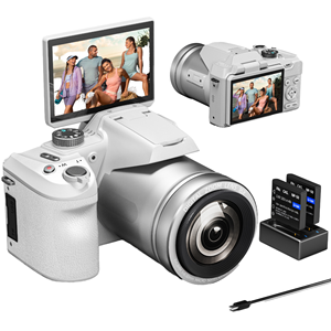 Appareil photo numérique reflex numérique 4K UHD OEM avec zoom optique 12x, écran rotatif 3,0 pouces, flash haute vitesse, application Wi-Fi pratique et zoom optique 12x pour la photographie animalière - Product Image 3