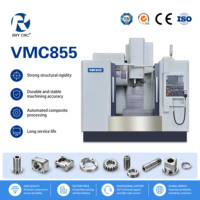 Promotion : Centre d'usinage vertical haute précision VMC855, fraiseuse 3 axes, broche Fanuc BT40, ATC, certifié CE, pour le métal