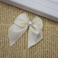 Ruban perlé en polyester de 5 cm (2 po) fait main, décoratif pour emballage de boîtes cadeaux, mariage, fête, coiffure, bricolage, artisanat, fabriqué en Chine