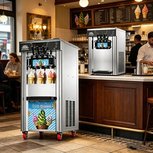 Máquina Automática Profesional para Hacer Helado Suave y Crema de Leche para Uso Doméstico y Comercial - Product Image 1