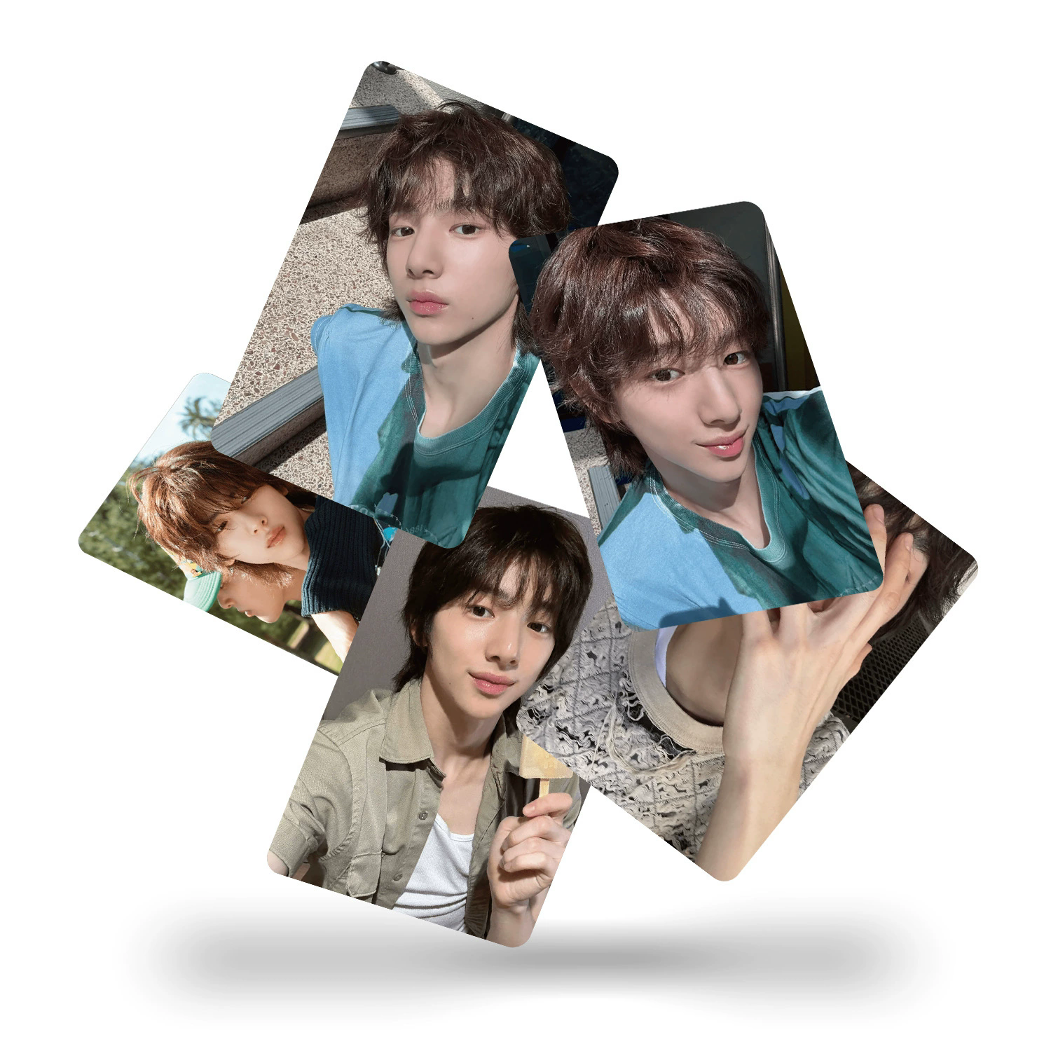 KPOP 55pcs/box CORTIS Laser Photocard Lomo Card Star Holographic