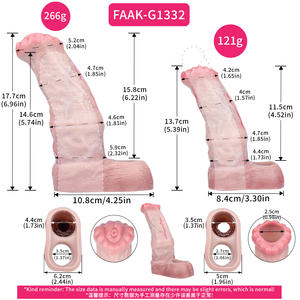 Manchon creux incurvé de 17,7 cm avec anneau pénien et extrémité fermée pour un plaisir <span class=keywords><strong>intense</strong></span> par aspiration, amélioration de l'érection masculine - Product Image 6