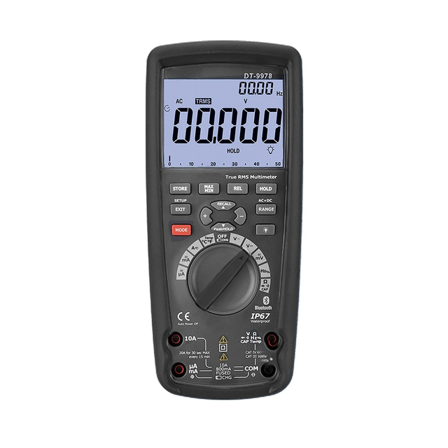 DT-9978 New Professional Multimeter Testing Equipment Digital IP67 3.5'' LCD Display True RMS and Auto Range