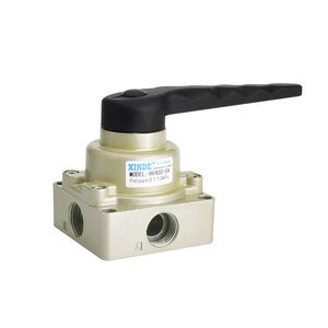 Xinde Manual Valve Hv400-04 1/2 In Port Size Three Position Four Way Directional <b>Control</b> Valve - Product Image 1