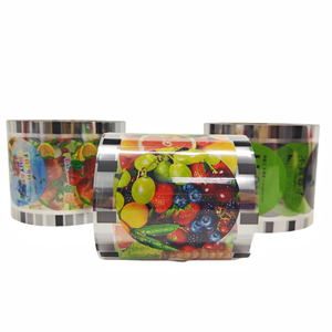 <span class=keywords><strong>Film</strong></span> en rouleau pour sceller les gobelets en plastique et <span class=keywords><strong>aluminium</strong></span>, avec logo personnalisé imprimé, en PP, PET, PE, à décollement facile, pour thé Boba Bubo - Product Image 1