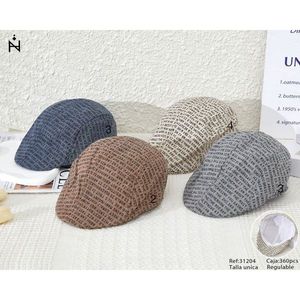 Cappello con lettera in misto cotone, regolabile, unisex, stile etnico - Product Image 1