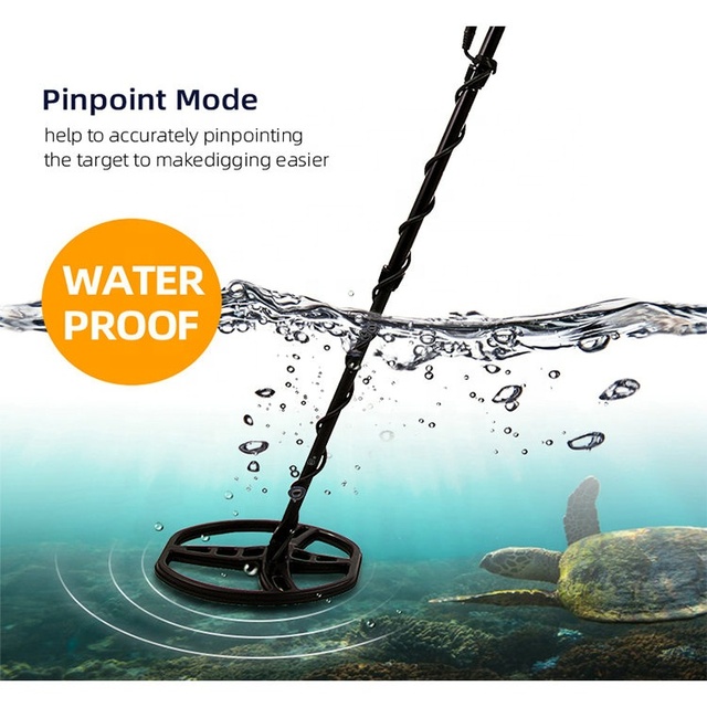 Best 2m Handheld Waterproof Underground Metal Detector for Gold Deep Sensitive Search at Low Price for Hunters and Diggers