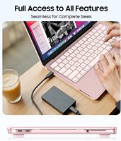 Coque rigide transparente en PC pour ordinateur portable, faible MOQ, pour MacBook Neo 13 pouces 2026, Air 13.6/15.3, Pro 14/16