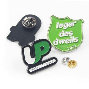 Modernos pines magnéticos personalizados de metal dorado con nombre y logotipo, grabados, para eventos, fútbol, coches, enfermeras, anime, monedas y botones de ropa. - Product Image 2