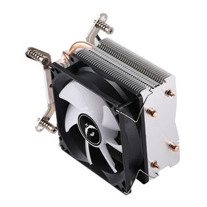 Qiusaim Motherboard LGA dengan pipa panas 90mm <span class=keywords><strong>2</strong></span> kipas pendingin PWM 12V tenang 9cm untuk X79 X99 X299 2099 2011 CPU - Product Image 4