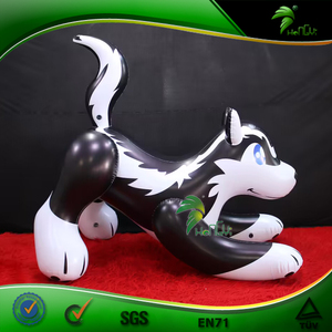 Jouets à succès <span class=keywords><strong>Husky</strong></span> noir gonflable, Jouet pour chien gonflable personnalisé Hongyi Loup volant - Product Image 4