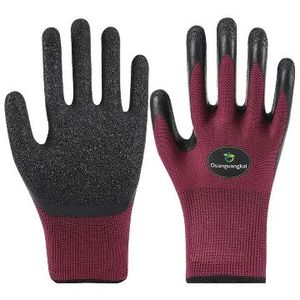 Gants de sécurité verts pour le jardinage, en latex, résistants aux perforations, anti-épines, antidérapants, avec poignets tricotés, pour usage domestique et extérieur - Product Image 6