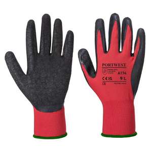 PORTWEST-Gant A174R8RXXL Flex grip latex rouge/noir-GANTS EAN 5036108279685 - Product Image 1