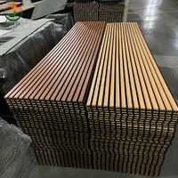Panneaux acoustiques en bois imperméables de pointe, panneaux insonorisants modernes les plus vendus pour salon, chambre et hôtel