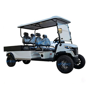 Nouvelle tendance : Voiturette de golf électrique personnalisée avec batterie au lithium/au plomb, moteur AC 3/4/5KW et benne de chargement - Product Image 2