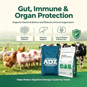 OUDUJIE Aditivos para Alimentos, Inhibidor de Moho, Degrada Zearalenona y Aflatoxina, Atenua la <span class=keywords><strong>Amenaza</strong></span> de Micotoxinas para los Órganos Clave de los Animales - Product Image 3