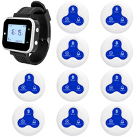 Montre sans fil Système d'appel de service de restaurant Montre de serveur étanche et incassable pour restaurant Bar Coffee Shop