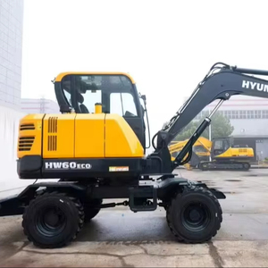 Escavadora de Rodas Hyundai Mini 2024 com Motor Cummins 100% Novo e Transmissão de Alta Eficiência HW60 ECO, Peso de 215000kg - Product Image 1