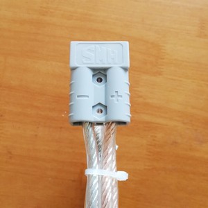 Câble 50A Anderson vers pince crocodile |   Câble de charge haute intensité pour chargeur de batterie EV, ultra-doux, en cuivre pur, W900 - Product Image 1