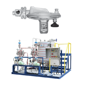 Paquete de Montaje en Plataforma Fisher con Regulador de Gas T205, Dispositivo de Aislamiento y Reguladores - Product Image 1