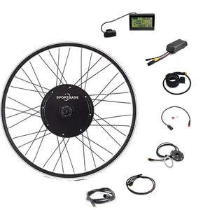 E-bike Bldc elektrikli Hub kaset Motor arka tekerlek E bisiklet dönüşüm kiti 48v 1000w